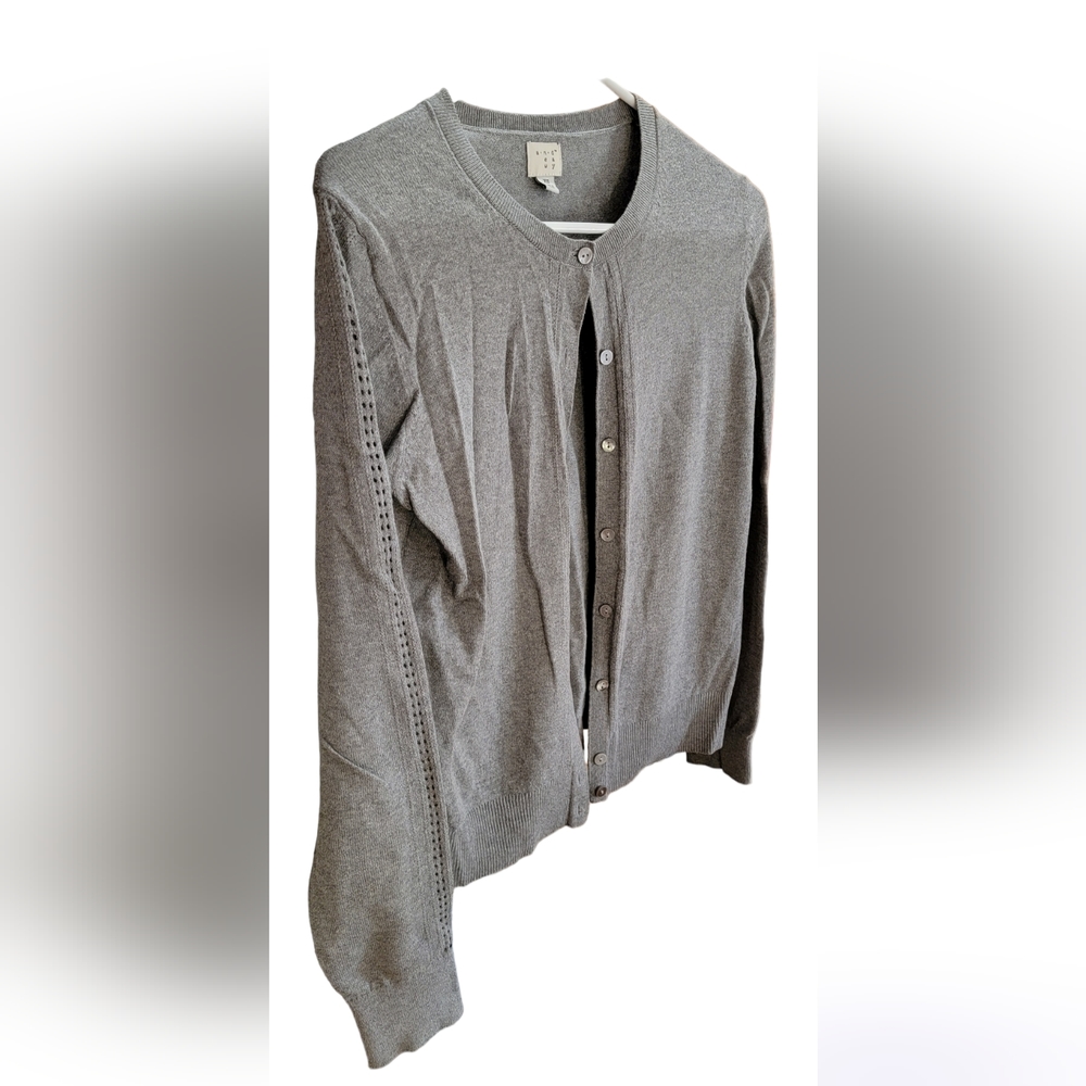 A NEW DAY Grey Cardign Sweater - Picture 3 of 7